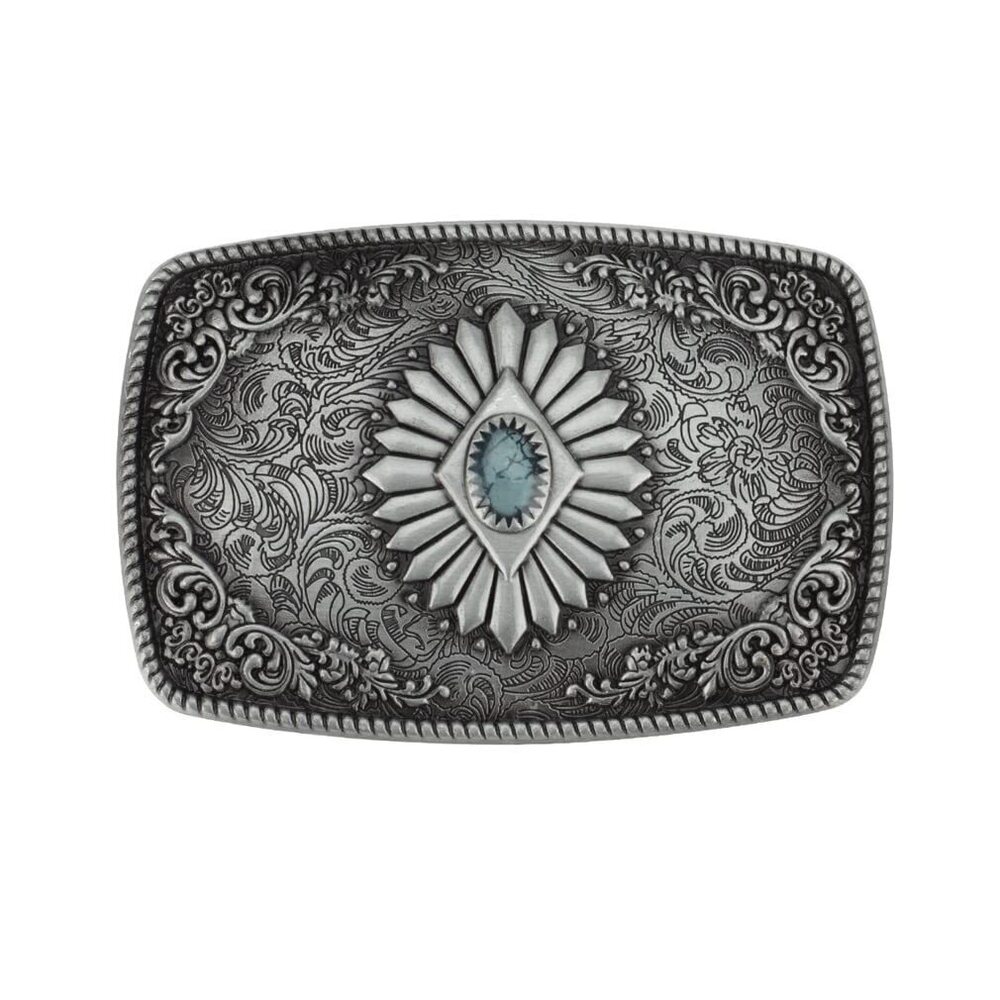 8907 Pattern Carving Belt BuckleCool Western Cowboy Zinc Alloy Buckle